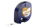 DYMO LetraTAG 18769 (S0718850) - iron-on fabric tape - black on white - 1 cassette(s) - Roll (1.2 cm x 2 m) thumbnail 2