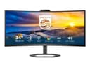 Philips 34E1C5600HE 34" Curved WQHD Monitor with Webcam Textured Black thumbnail 1