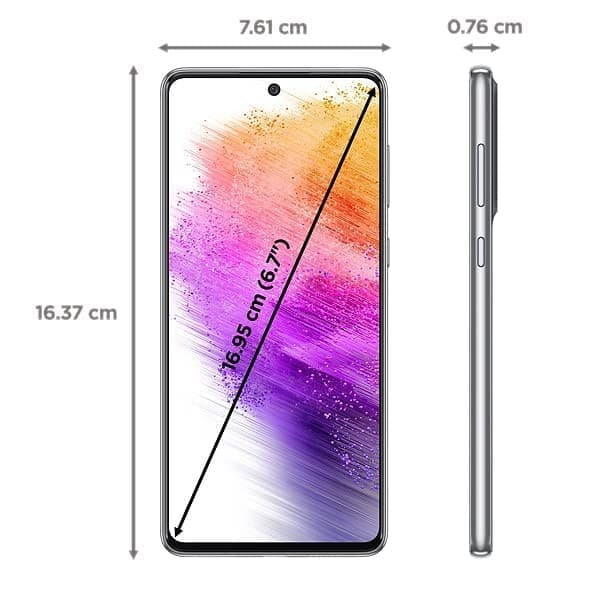 Samsung Galaxy A73 5G 8GB RAM 128GB Black - Image 3