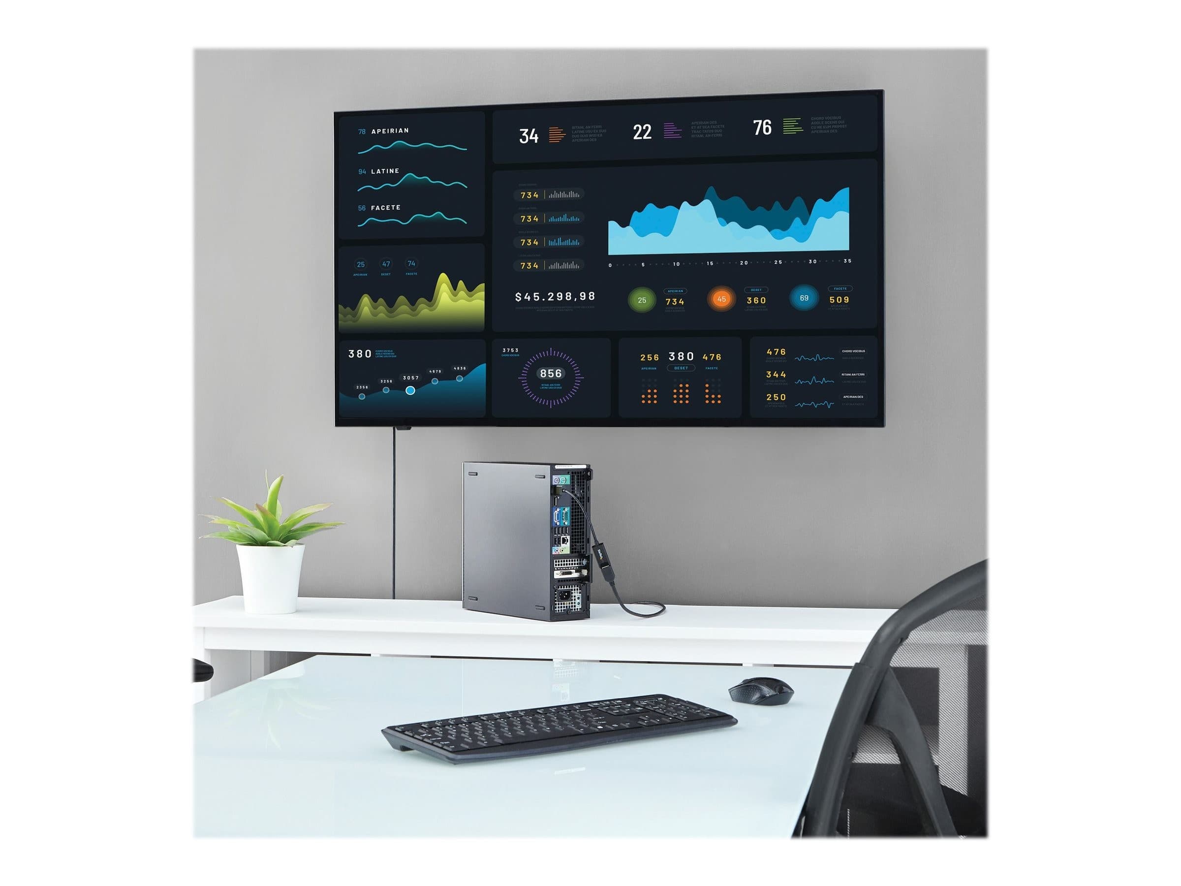 StarTech DisplayPort 1.2 to HDMI Adapter 4K 30Hz