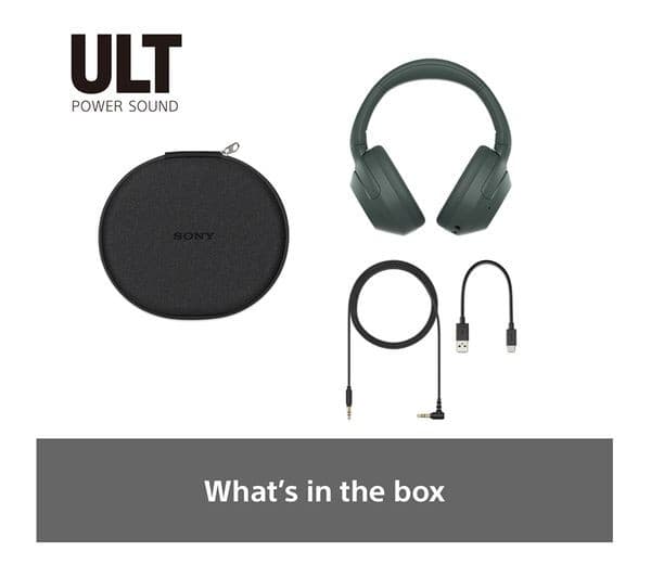 Sony ULT Wear (WH-ULT900N) Wireless Bluetooth Noise-Cancelling Over-Ear Headphones - Forest Gray - Image 10