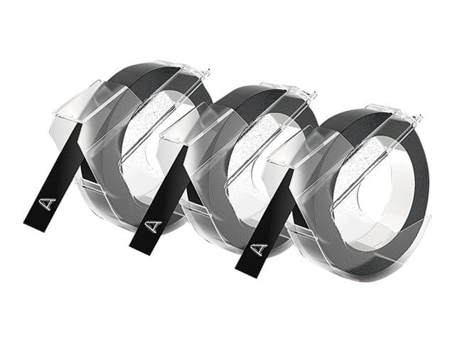 DYMO - 3D embossing tape - 3 roll(s) - Roll (0.9 cm x 3 m) - Image 2