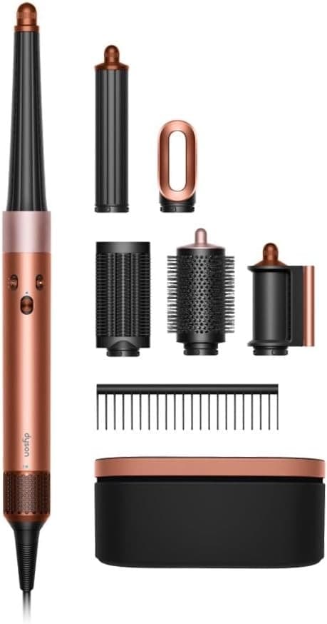 Dyson Airwrap i.d. Multi-Styler & Dryer Straight + Wavy Hair, 110000 RPM Motor, Coanda Airflow, Bluetooth, Amber Silk
