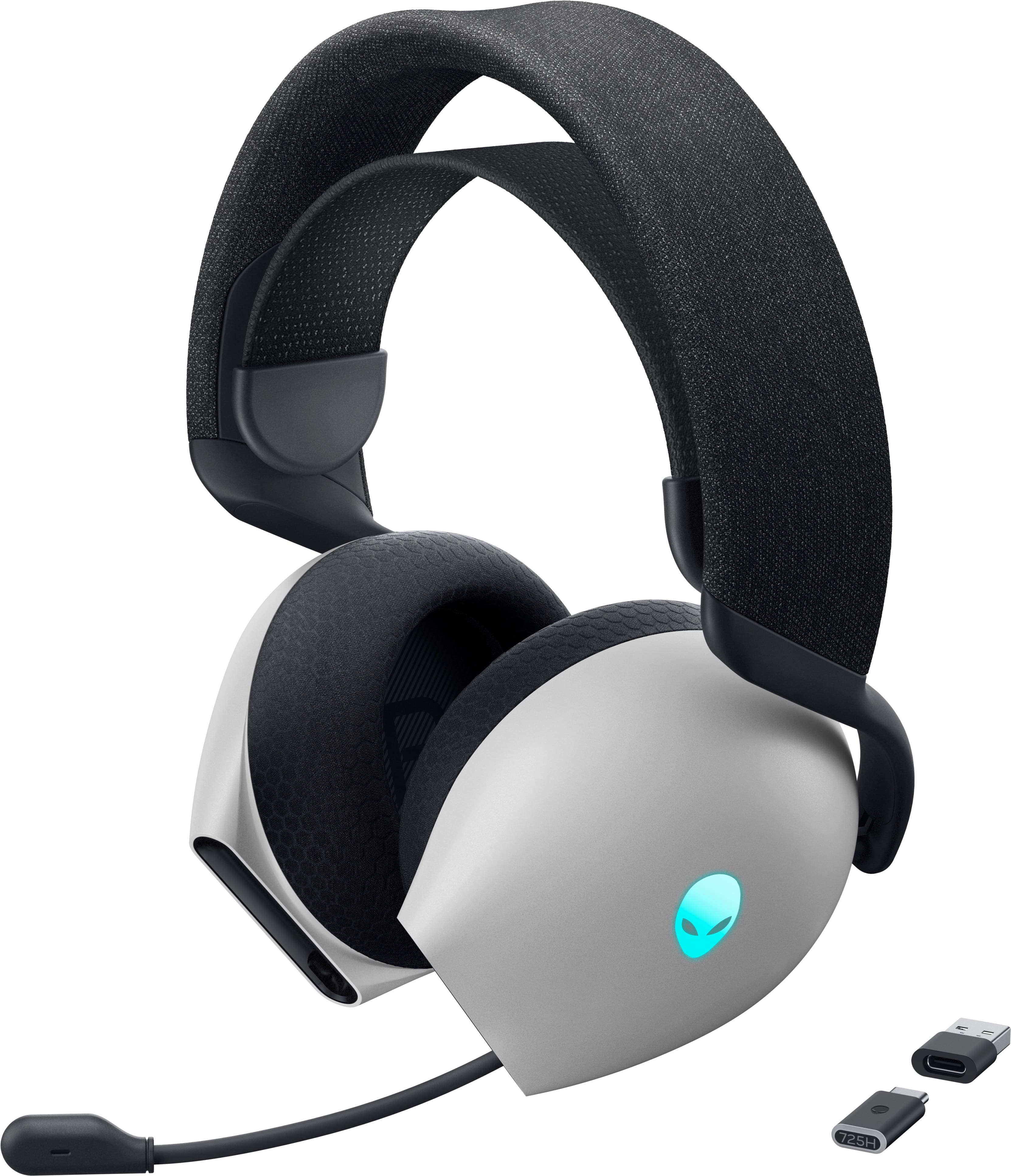 Alienware AW725H Tri-Mode Wireless Gaming Headset - Lunar Light