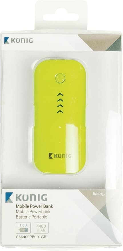 König Royal CS4400PB001 4400mAh Power Bank - Green