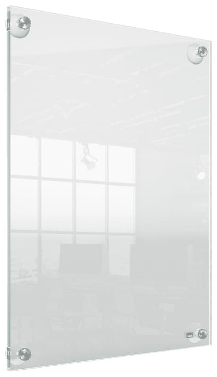 Nobo Premium Plus A3 Clear Acrylic Wall Mounted Repositionable Poster Frame - Image 1
