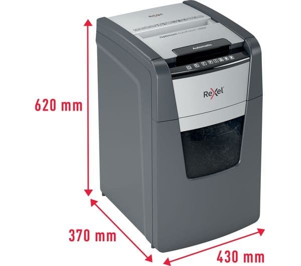 REXEL Optimum AutoFeed+ 150M Micro Cut Paper Shredder - Image 3