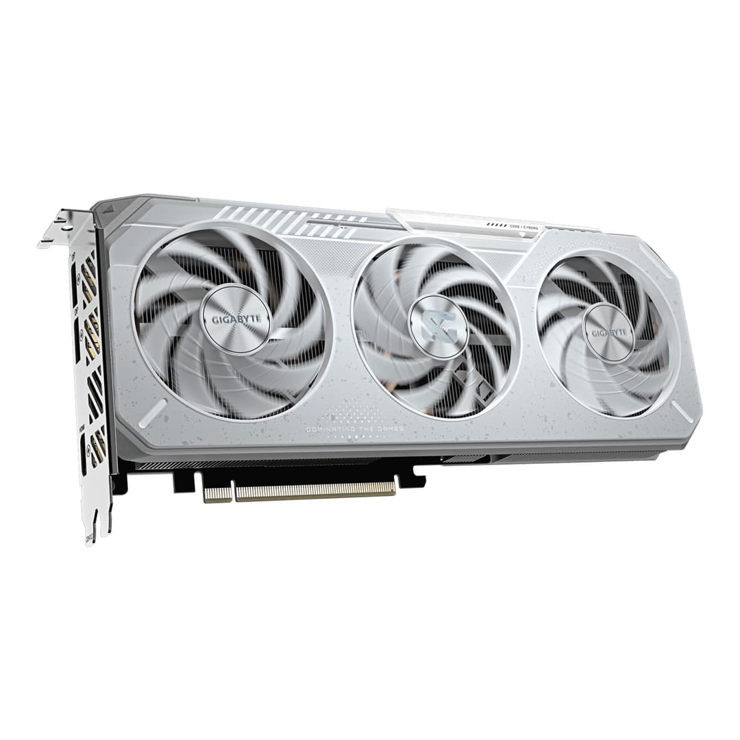GIGABYTE Radeon RX 9060 XT GAMING OC ICE 16GB Graphics Card - White - 16GB GDDR6, 128bit, PCI-E 5.0, 3320 MHz Boost Clock, 2 x DisplayPort, 1 x HDMI, GV-R906XGAMINGOCICE-16GD - Image 3