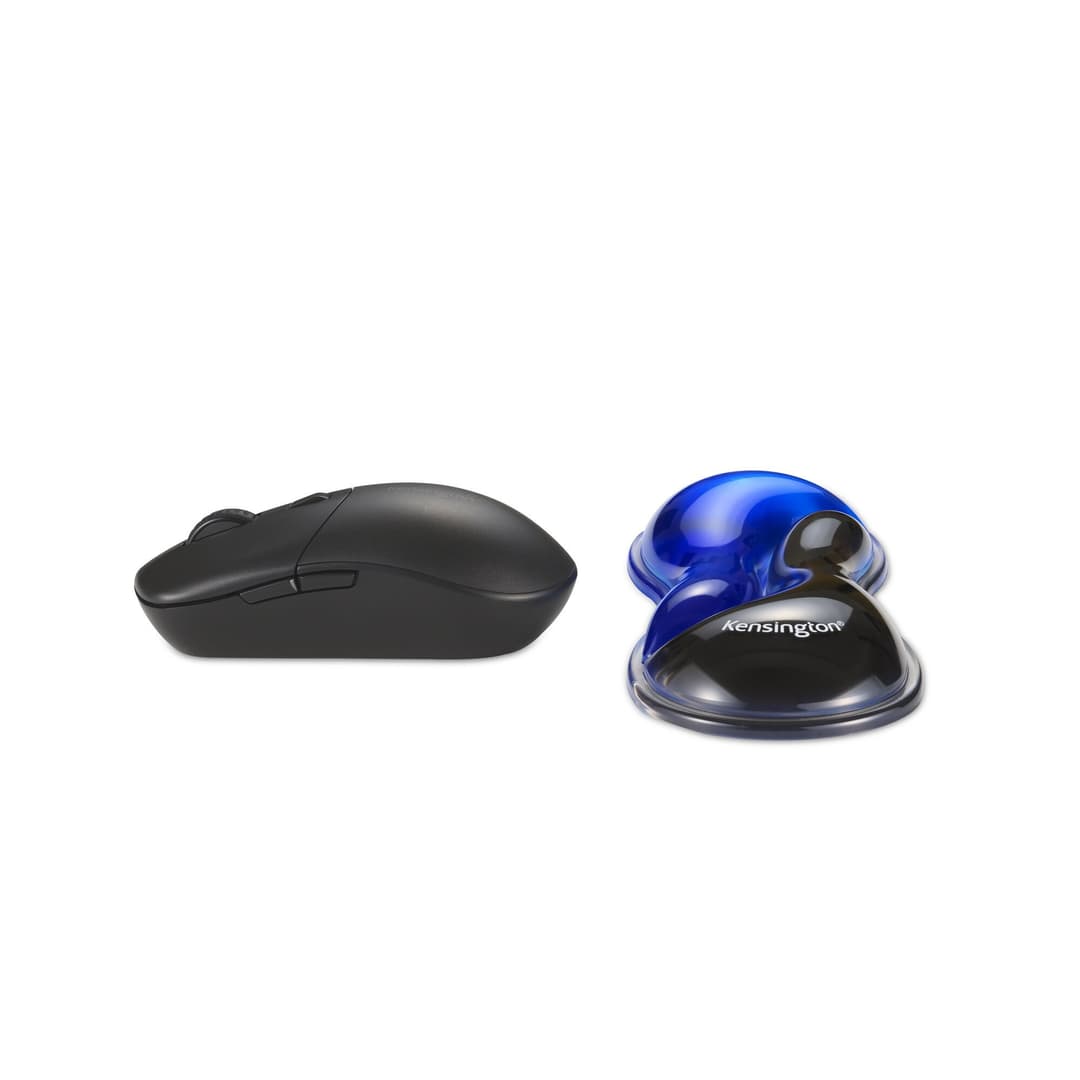 Kensington Slim Duo Gel Mouse/Trackball Wrist Rest - Blue - Image 3