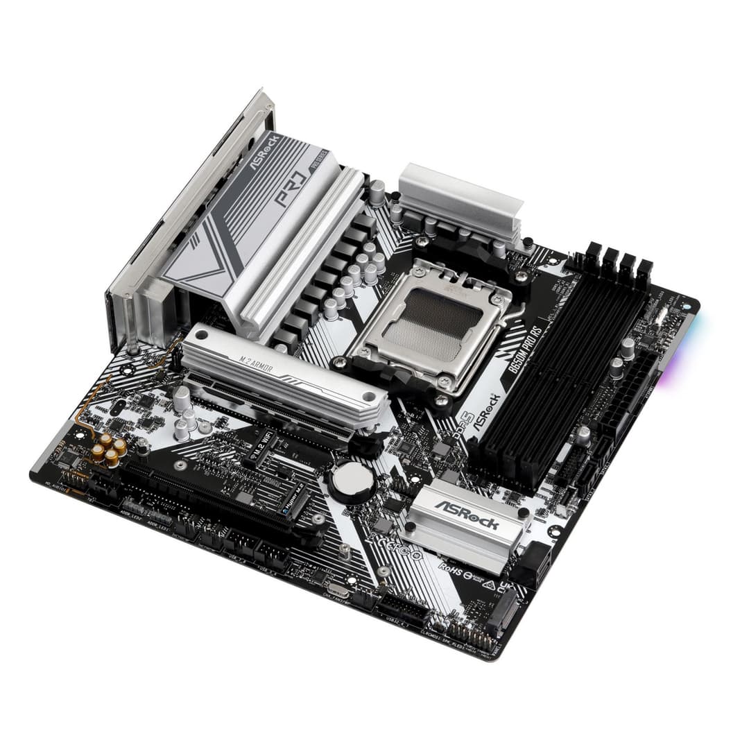 Asrock B650M PRO RS AMD B650 DDR5 Micro-ATX Socket AM5 Motherboard - Image 4