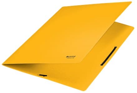 Leitz Recycle Card Folder with Elastic Bands A4 (Pack of 10) - Yellow - Image 2