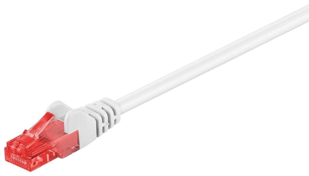 U/UTP CAT6 0.25M White PVC - Image 1