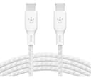 BELKIN Braided USB Type-C Cable - 2 m, White thumbnail 2