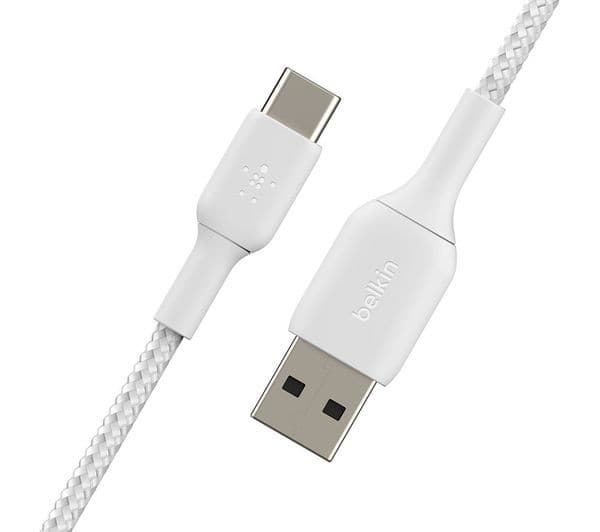 BELKIN Braided USB Type-C Cable - 2 m, White - Image 10