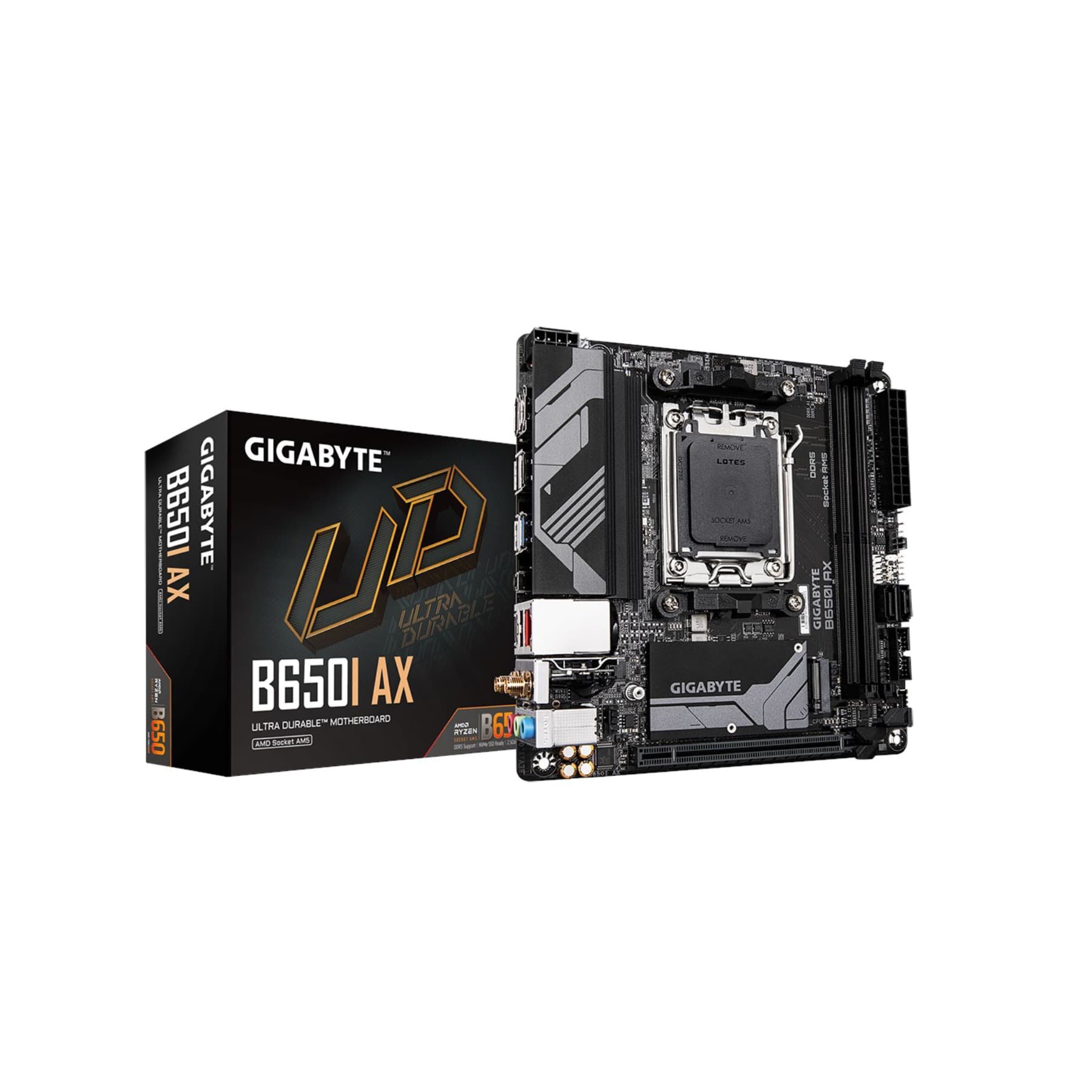 GIGABYTE B650I AX Wi-Fi 6E DDR5 Mini-ITX AMD Socket AM5 Motherboard
