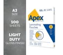 FELLOWES Apex Light 6001901 150 Micron A3 Laminating Pouches - Pack of 100 thumbnail 2