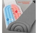 SHARPER IMAGE Hot & Cold Compression Back Wrap - Grey thumbnail 2