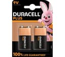 DURACELL Plus 9V Alkaline Battery - Pack of 2 thumbnail 1