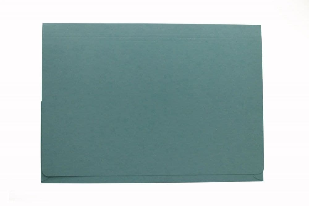 Exacompta Guildhall 50PK 14x10 Document Wallet 315gsm Blue - Image 1