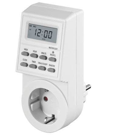Digital day & week timer clock