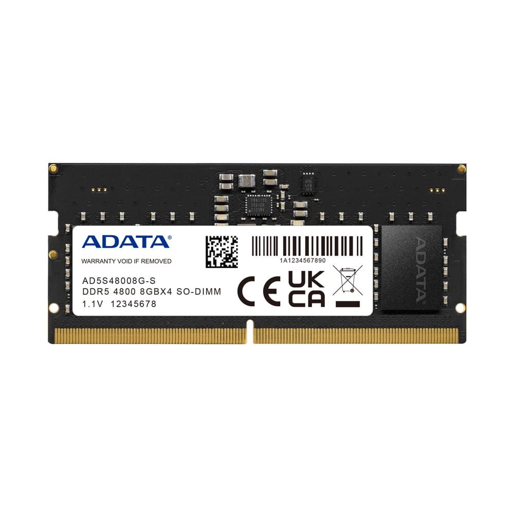 ADATA AD5S48008G-S memory module 8 GB 1 x 8 GB DDR5 4800 MHz ECC - Image 1