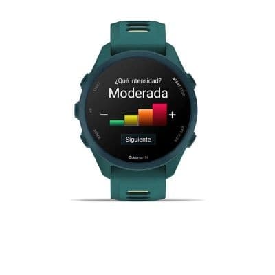 Garmin Forerunner 170 Music 43mm GPS Running Smart Watch AMOLED 4GB Garmin Coach Garmin Pay - Teal Green - Image 5