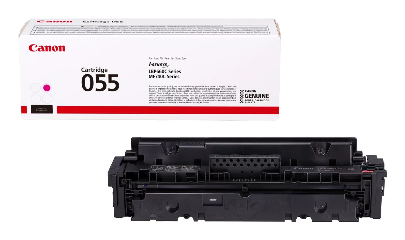Canon 055 Original Toner Cartridge - Magenta