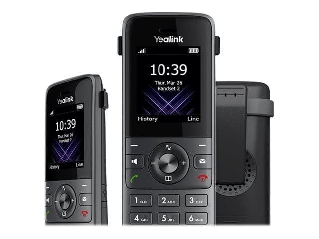 Yealink W73H - cordless extension handset with caller ID - 3-way call capability - Image 3