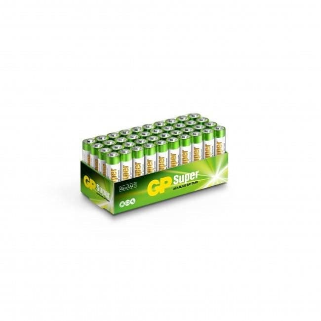 GP Super Alkaline AAA Batteries 24A/LR03 1.5V 40 Pack - Image 1