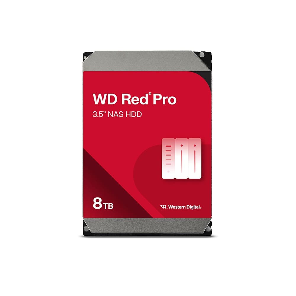 Western Digital Red Pro WD8005FFBX 8TB 3.5" SATA III 7200 RPM 256MB Cache Internal NAS Hard Drive