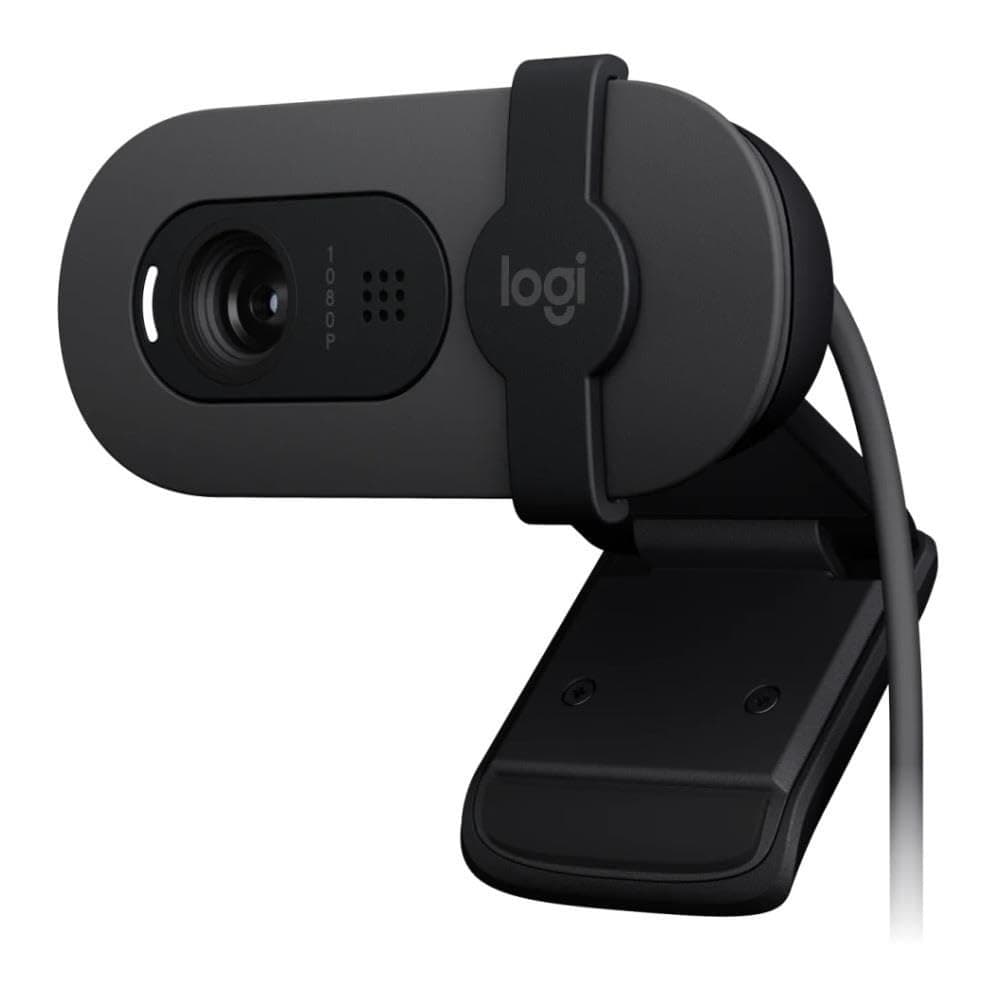 Logitech Brio 105 Full HD 1080p Business Webcam with Auto-Light Balance - Graphite - Image 3