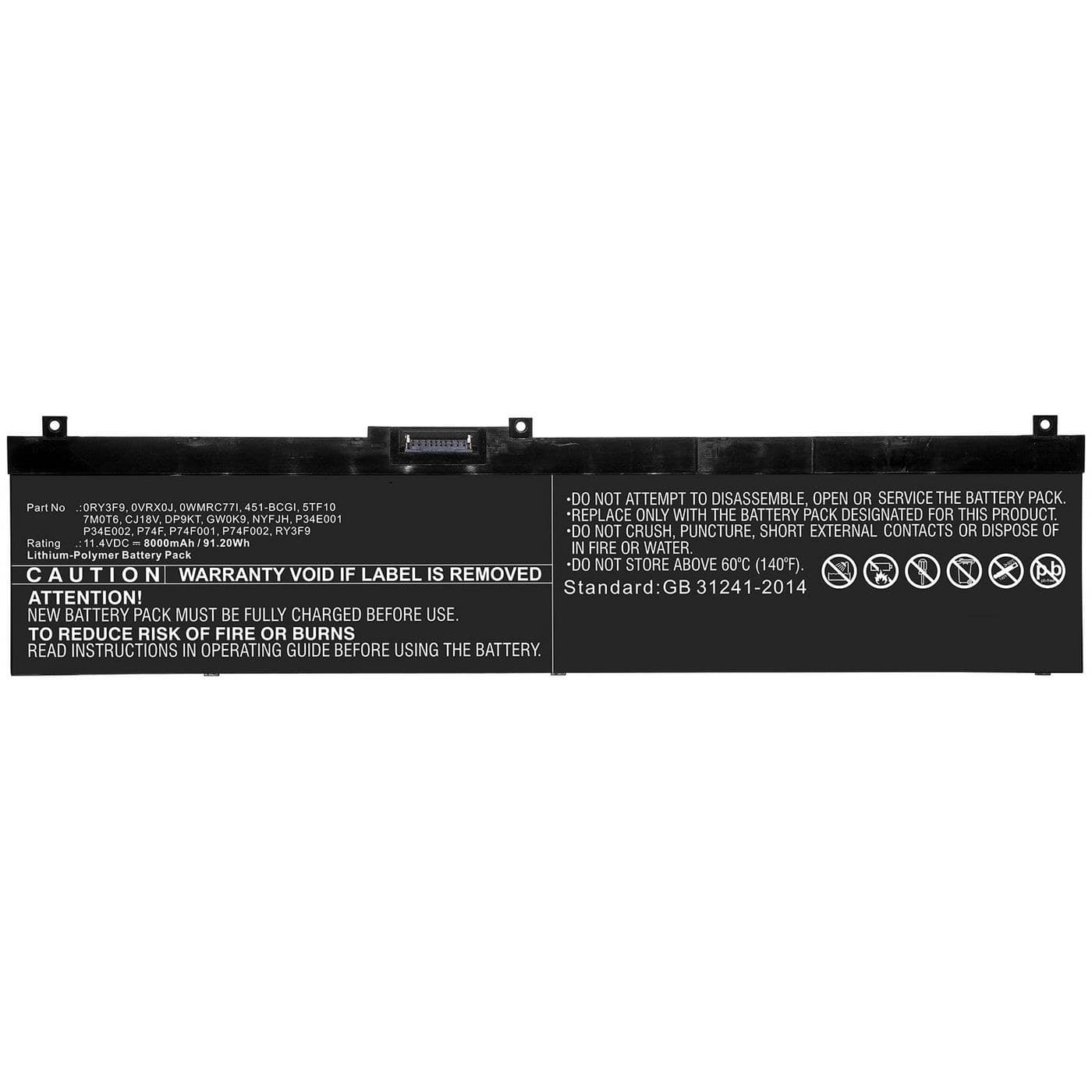Laptop Battery for Dell