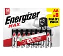 ENERGIZER Max AA Alkaline Batteries - Pack of 8 thumbnail 1