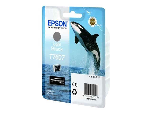 Epson T7607 - light black - original - ink cartridge - Image 3