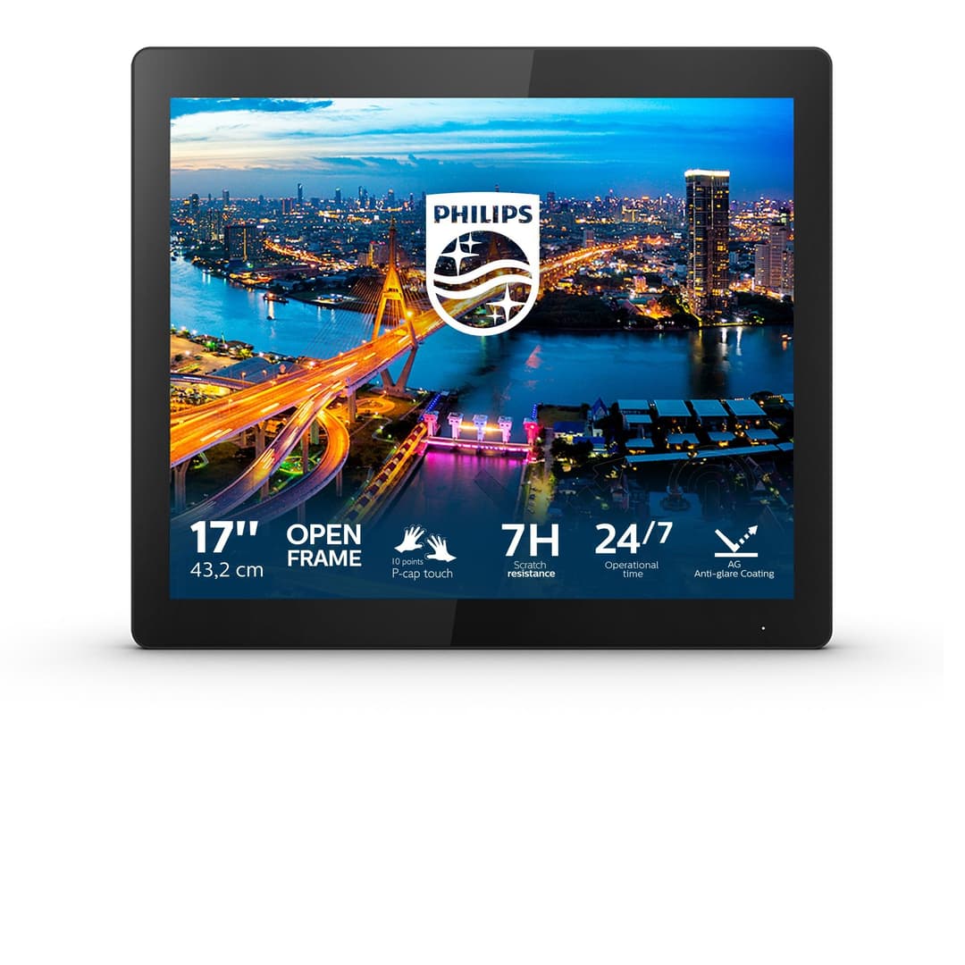 Philips B Line 172B1TFL/00 computer monitor 43.2 cm (17") 1280 x 1024 pixels LED Touchscreen Black - Image 2