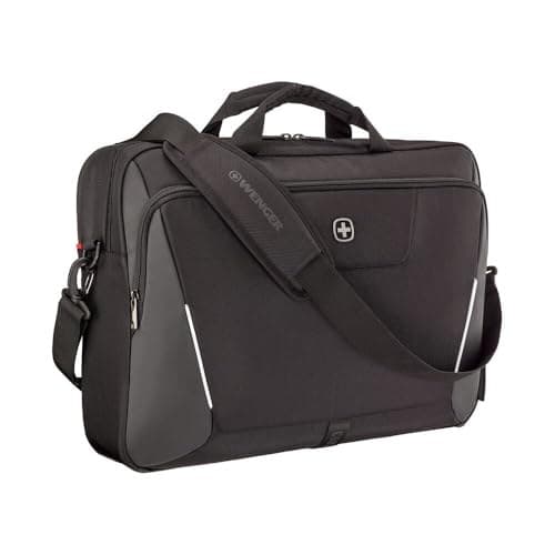 WENGER XE Brief 16 Laptop-Tasche zum Umhängen, Notebook bis 16 Zoll, Tabletfach, Aktentasche, Organizer, 18 l, Damen Herren, Büro Business-Reisen Uni, Schwarz, 653300 - Image 2
