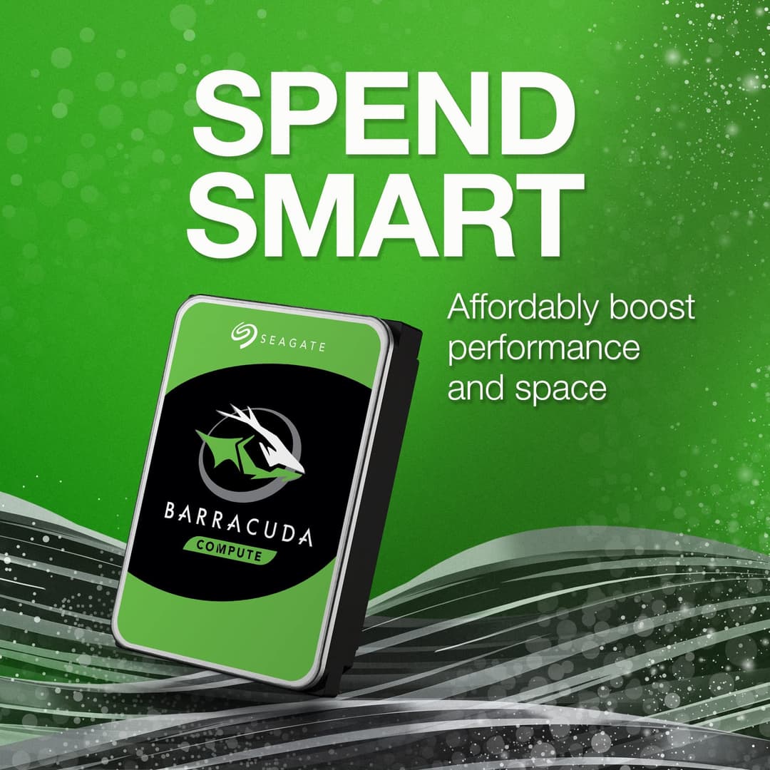 Seagate BarraCuda ST1000LM048 Internal Hard Drive HDD - Black - Image 4
