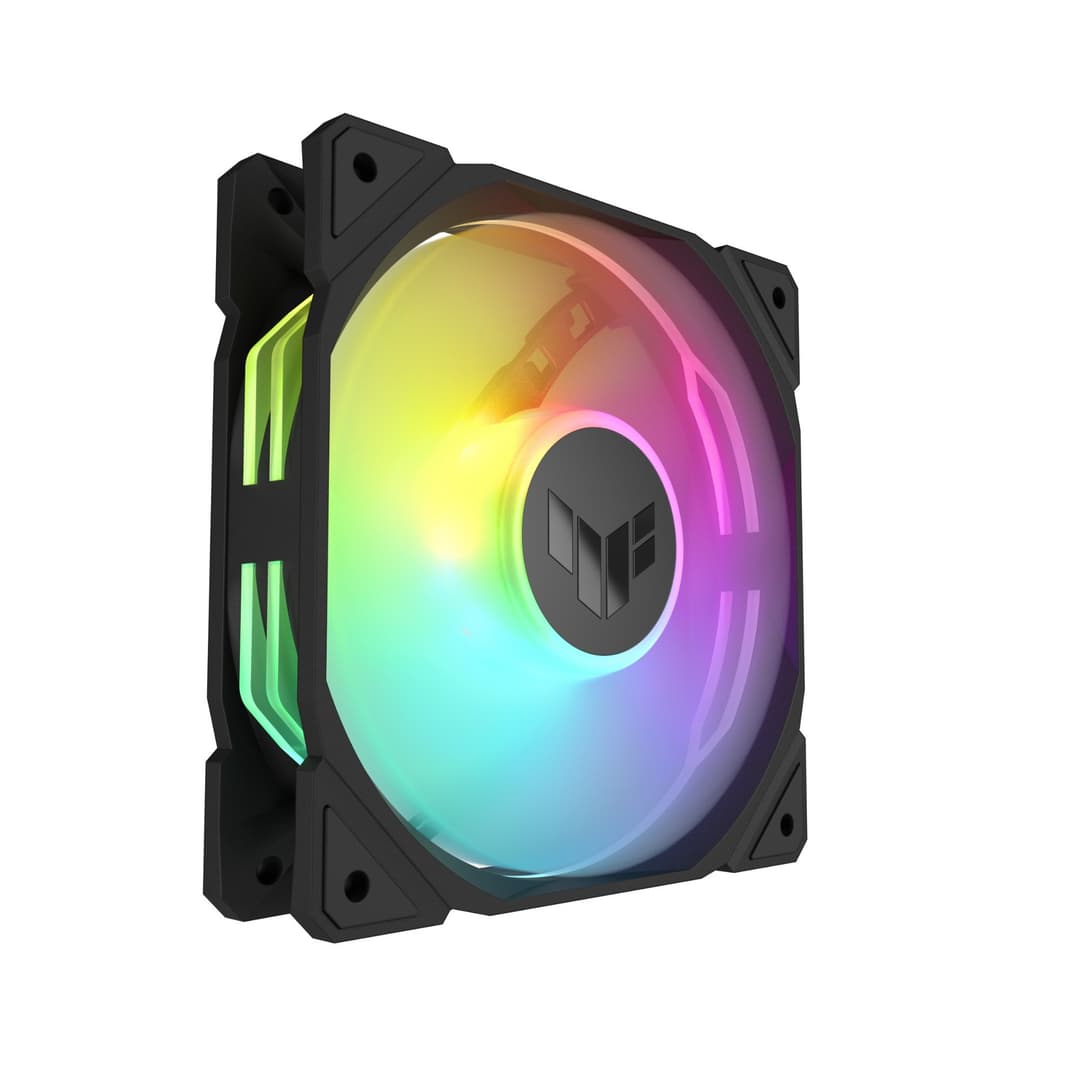 ASUS TUF Gaming TR120 ARGB Reverse Case Fan - Black 3-Pack - Image 3
