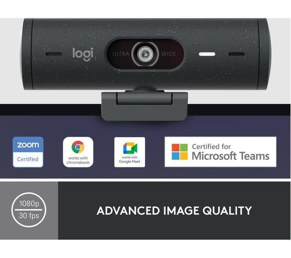 Logitech Brio 500 Webcam Graphite - Image 2