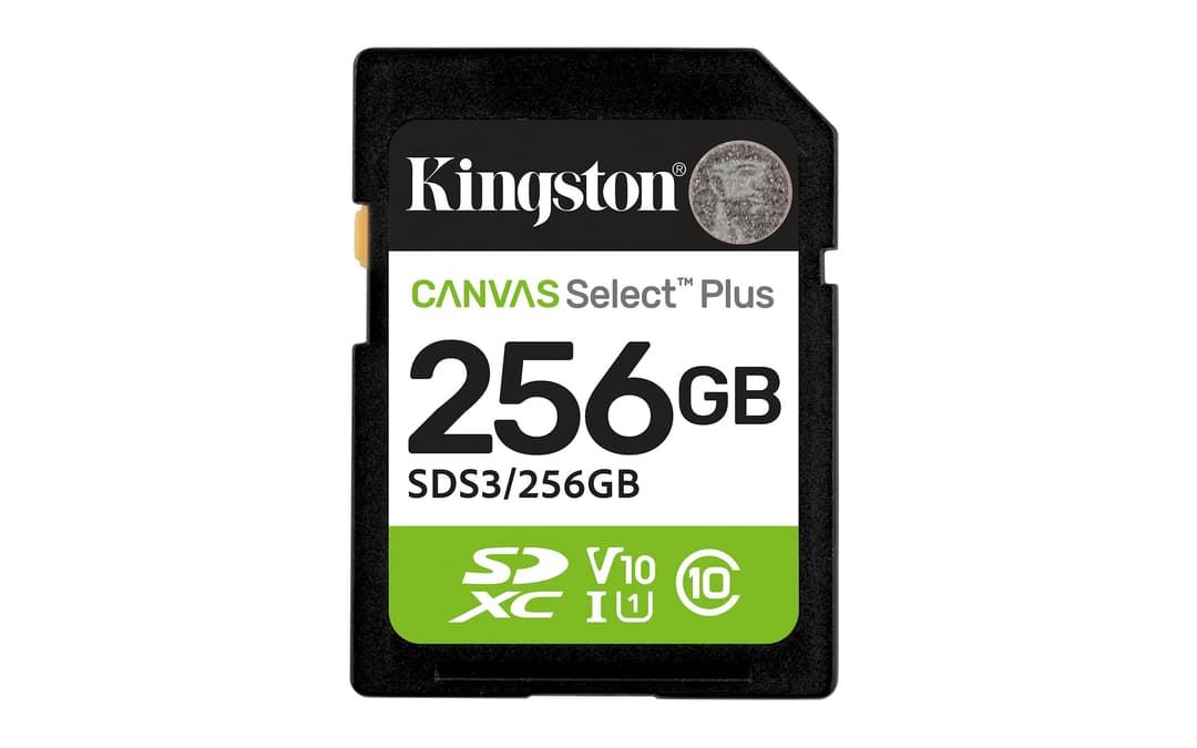Kingston Technology 256GB SDXC Canvas Select Plus Gen3 150MB/s C10 UHS-I U1 V10 - Image 1