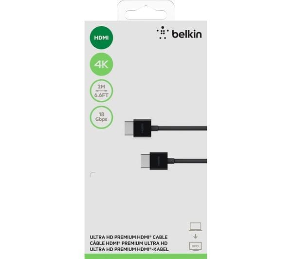 BELKIN HDMI Cable 2m Black - Image 2