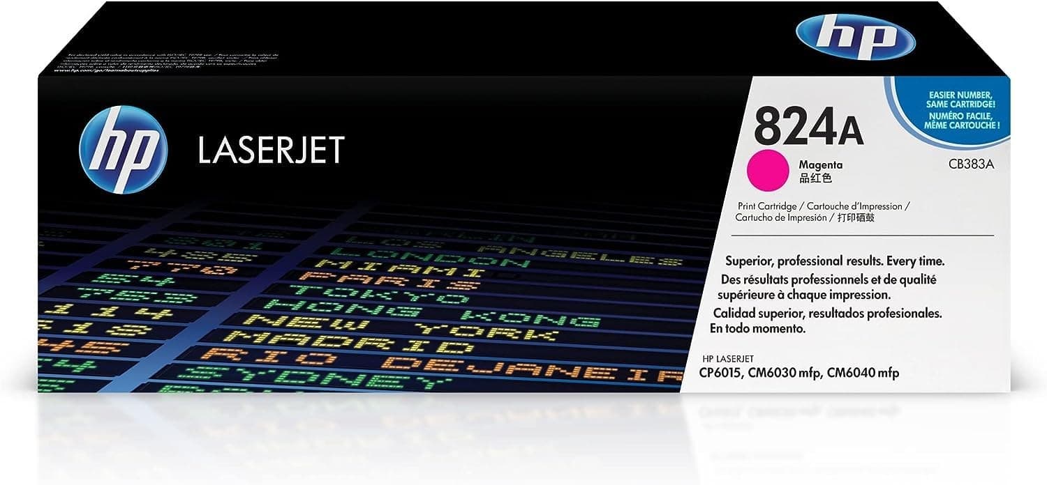 HP CB383A 824A Original LaserJet Toner Cartridge - Magenta