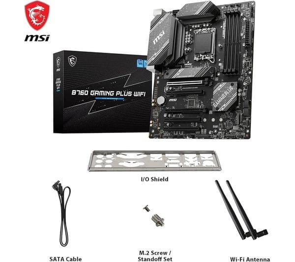 MSI B760 GAMING PLUS WIFI DDR4 LGA1700 Motherboard - Image 4
