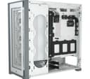 CORSAIR iCUE 5000X RGB ATX Mid-Tower PC Case - White thumbnail 4