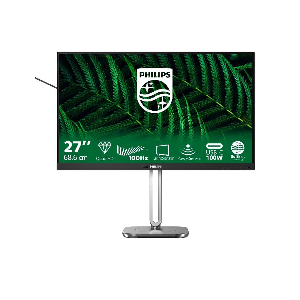Philips 27B2G5601 27" IPS QHD USB-C RJ45 Energy Efficient Docking Monitor - Image 1
