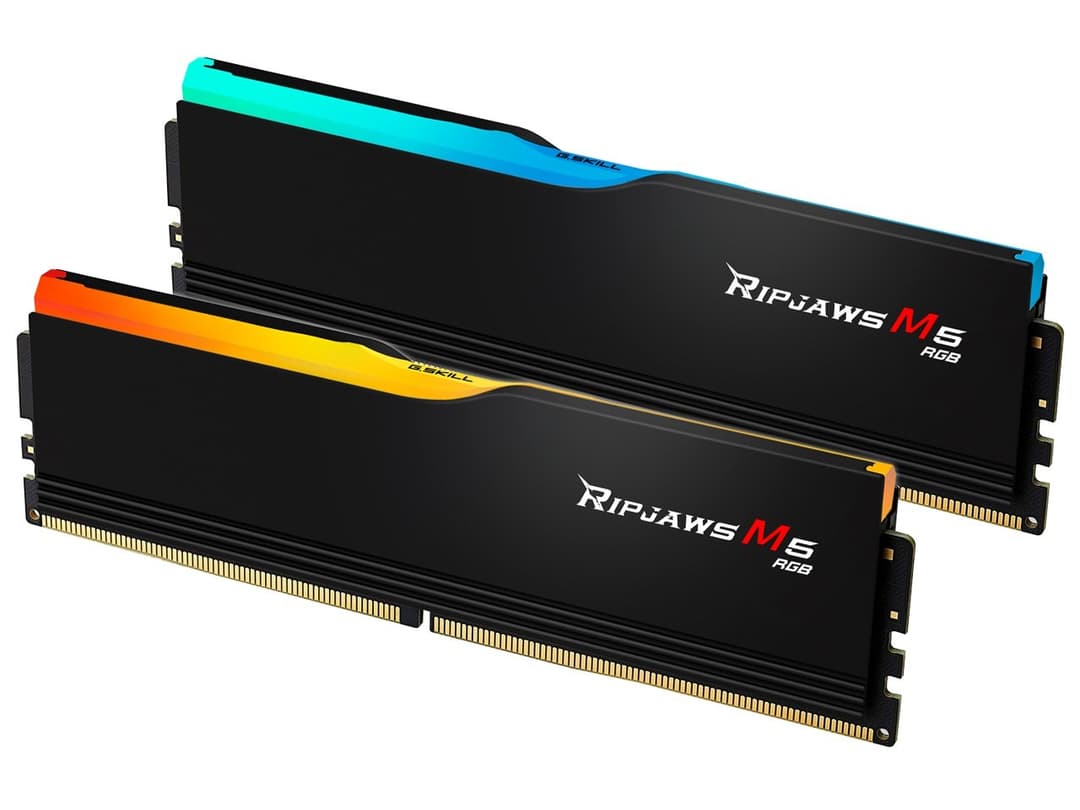 32GB G.Skill Ripjaws M5 RGB DDR5 5200MHz Dual Channel Kit (2x 16GB) CL40 1.10V Black Edition - Image 2