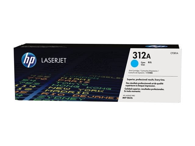 HP 312A CF381A Original LaserJet Toner Cartridge - Cyan (2,700 Pages) - Image 2