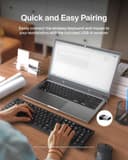 Belkin BBZ010UK Wireless Keyboard and Mouse Combo with USB-A Receiver - Black thumbnail 4