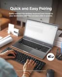 Belkin BBZ010UK Wireless Keyboard and Mouse Combo with USB-A Receiver - Black thumbnail 5