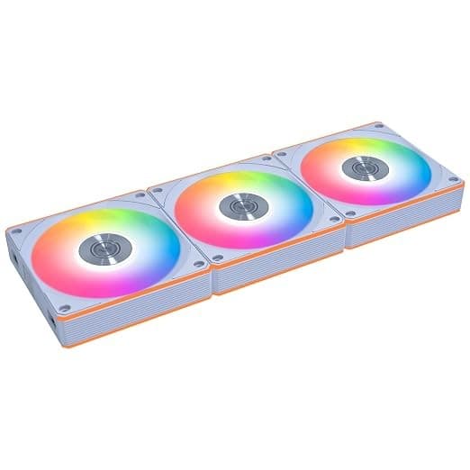 Lian Li UNI FAN CL120 Reverse Blade ARGB PWM Triple Pack - White
